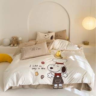 🔥เก็บโค้ดหน้าร้าน🔥[PRE-ORDER] ชุดเครื่องนอน ผ้าปูที่นอน Snoopy  #1003