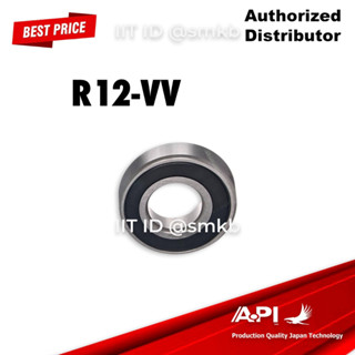 NSK R12VV  R12-VV bearing 19.1x41.3x11.1  Small Size Ball Bearing,   Inch, 3/4" Bore, 1-5/8" OD, 7/16" ลูกปืนเม็ดกลม