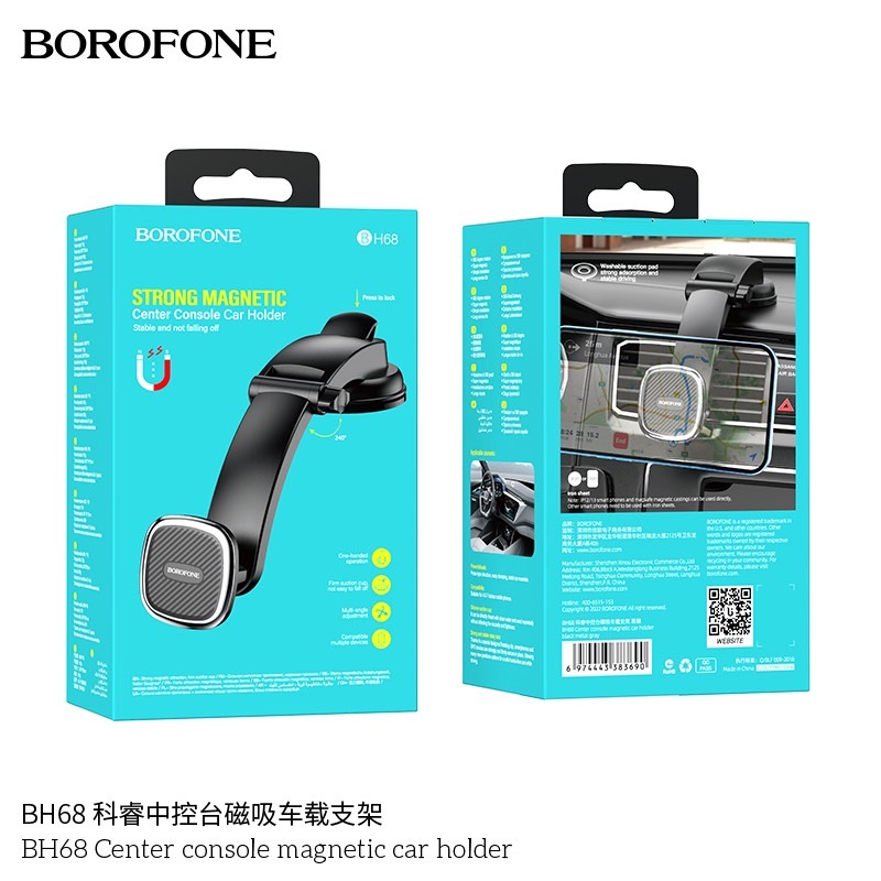 borofone-รุ่น-bh68-ที่ยึดโทรศัพท์-ที่ยึดมือถือในรถต์-แบบแม่เหล็กติดคอลโซล-แท้-พร้อมส่ง-010266