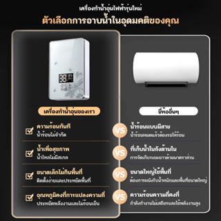 ภาพขนาดย่อของภาพหน้าปกสินค้าเครื่องทำน้ำอุ่นกำลังสูง 4500W เครื่องทำน้ำอุ่นทันทีไม่ต้องรอโหมดอุณหภูมิคงที่เชื่อมต่อกับห้องน้ำสำหรับครอบครัวการป้อง จากร้าน meiguishops บน Shopee