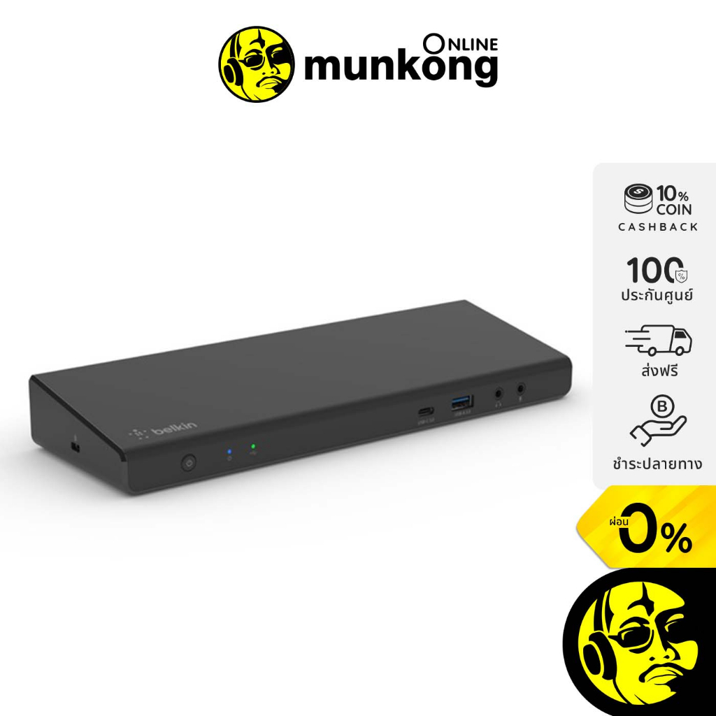 Belkin 4K DisplayLink Docking Station + Power Supply Unit 2Flat Pin