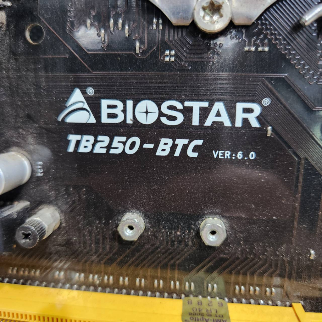 MAINBOARD (เมนบอร์ด) BIOSTAR (1151-VSL) BIOSTAR TB250-BTC เมนบอร์ดมือ ...