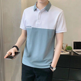 เสื้อโปโล แขนสั้น ทรงสลิม Polo Shirt สี Navy