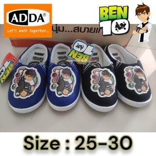 รองเท้าผ้าใบเด็กADDA Marvel ,Ben10 รุ่น41G72,41G39  (ไซส์ 25-30)16-19.5cm.