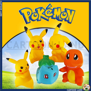 โมเดล (สุ่มแบบ) โมเดลโปเกม่อน โมเดล Pokemon โปเกม่อน พิคาชู / ฮิโตคาเงะ /  ฟุชิงิดาเนะ