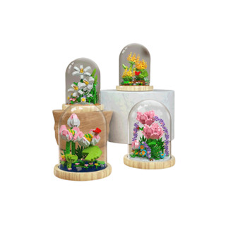 โปรโมชั่น : ใหม่ ช่อดอกไม้ DIY ดอกลิลลี่สีขาว ทิวลิป ดอกคาร์เนชั่น ของขวัญสำหรับสาวๆ ดอกไม้บล็อกอาคาร