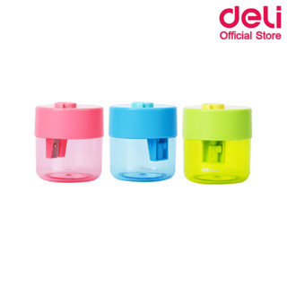 Deli H557 Pencil Sharpener กบเหลาดินสอ สีพาสเทล สุดน่ารัก (คละสี 1 ชิ้น) กบ กบเหลาดินสอแฟนซี เครื่องเขียน เครื่องเหลาดินสอ