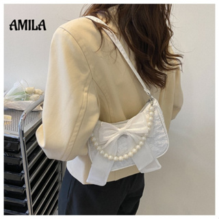 AMILA กระเป๋ามุกกุทัณฑ์ ใหม่ กระเป๋าสะพายข้างใบเล็ก