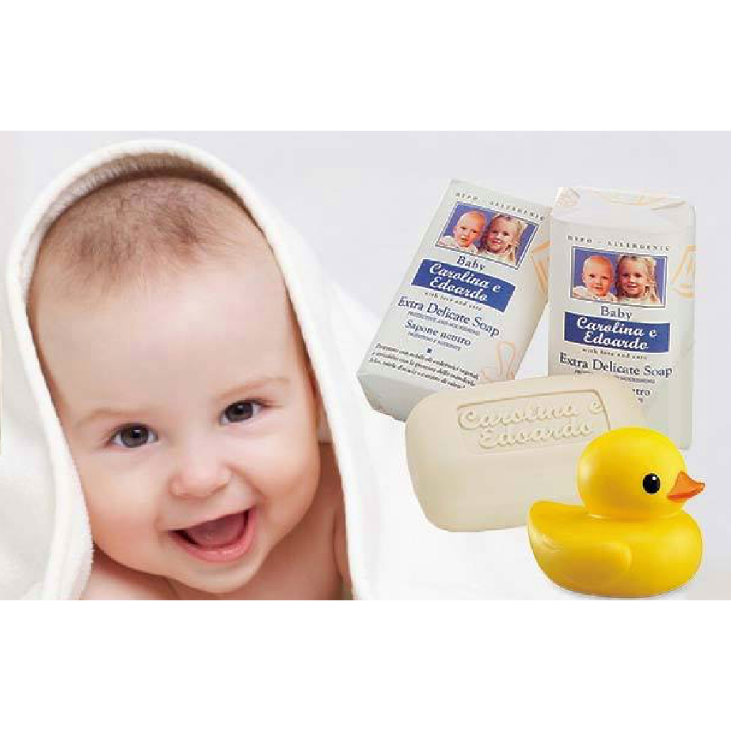 NESTI DANTE Extra Delicate Baby Seife - Eduardo & Carolina, 250 G, Sanft Für Empfindliche Haut