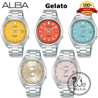 ภาพหน้าปกสินค้าALBA Gelato นาฬิกาสีสันสดใส 5 สี รุ่น AG8M45X AG8M43X AG8M41X AG8M39X AG8M37Xนาฬิกาผู้หญิง สาวๆ ใช้ถ่าน ประกันศูนย์ ALBA ที่เกี่ยวข้อง