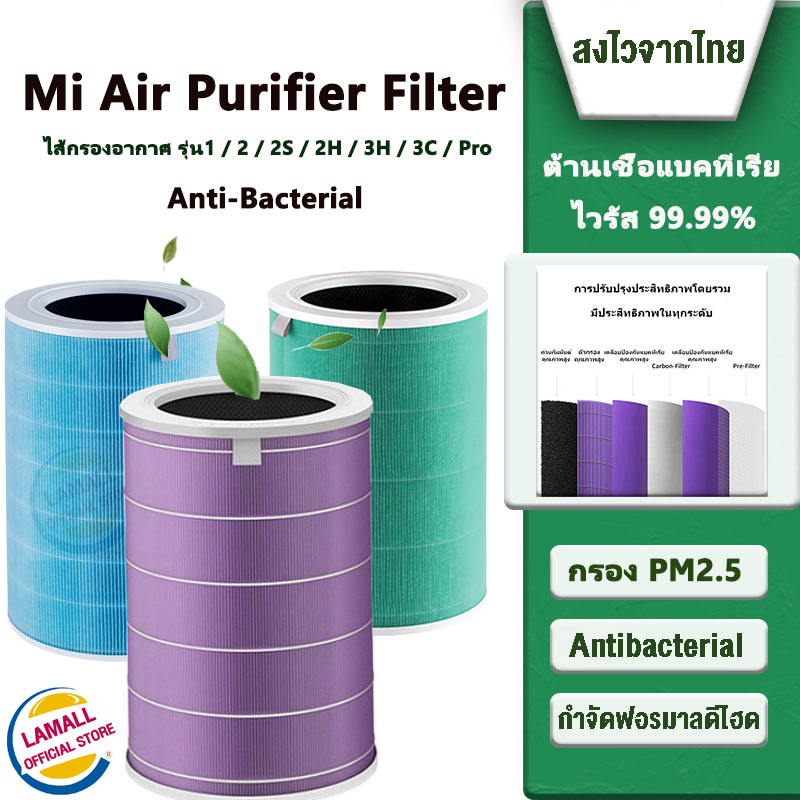 เตรียมจัดส่ง-ปรับให้เข้ากับเครื่องกรองอากาศxiaomi-mi-air-filterไส้กรอง-เครื่องฟอกอากาศ-ไส้กรองอากาศ-รุ่น2c-2h-3c-3h-pro