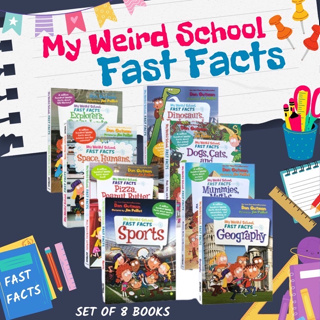 หนังสือชุด My Weird School Fast Facts (ชุด 8 เล่ม) chapter book วรรณกรรมความรู้ ภาษาอังกฤษ