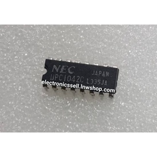 ic ไอซี UPC1042c UPC1042 C ตัวถัง DIP-16 ขา อุปกรณ์ อะไหล่ อิเล็กทรอนิกส์ electronics ราคา 1ตัว C1042c ขาย หน่วย บาท