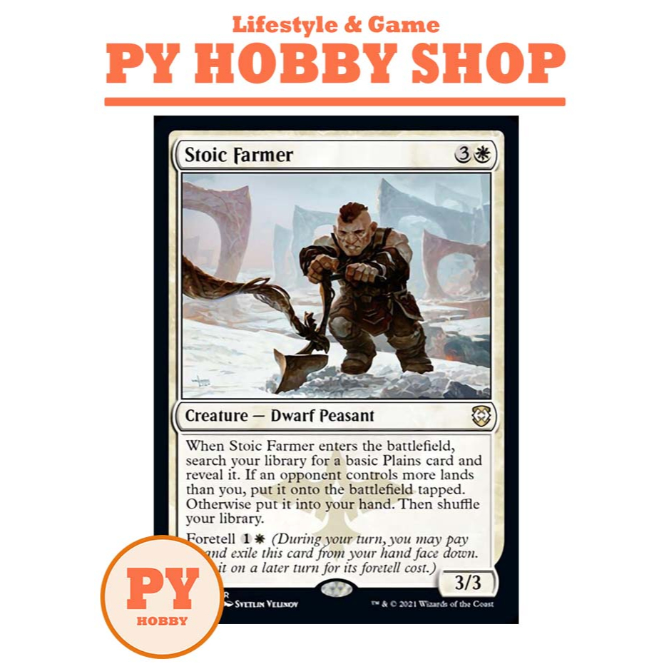 [MTG] Kaldheim Commander Decks Stoic Farmer Shopee Thailand