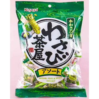 Kasugai Wasabi Chaya Assorted Snacks 125g.คาสุไก วาซาบิ ชายะ รวมรส 125กรัม.