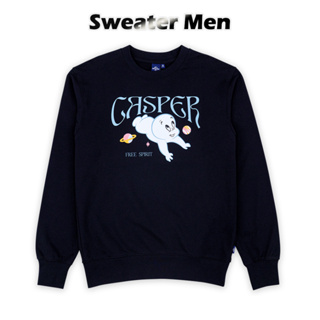 ภาพหน้าปกสินค้าUniversal Studios Men casper Sweater - เสื้อสเวตเตอร์ผู้ชาย ลายผีน้อยน่ารัก แคสเปอร์  สินค้าลิขสิทธ์แท้100% characters studio ที่เกี่ยวข้อง