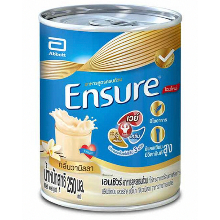 เอนชัวร์-ชนิดน้ำพร้อมดื่ม-อาหารสูตรครบถ้วน-ensureน้ำ-250ml