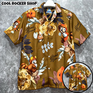 Cool Rocker : เสื้อเชิ้ตลาย มาริโอ้น้ำตาล