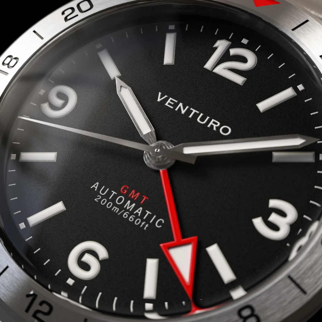 นาฬิกา-venturo-field-watch-iii-no-date-นาฬิกา-auto-gmt-พร้อมพรายน้ำ-swiss-superlume