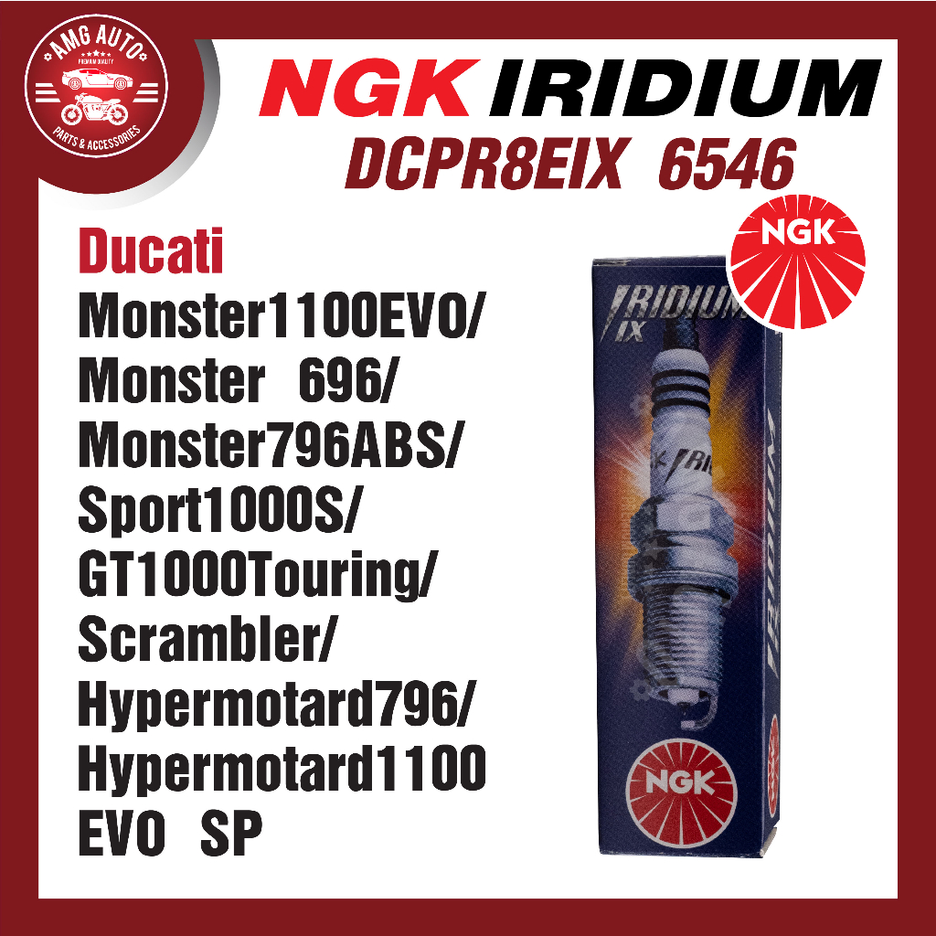 หัวเทียน-ngk-iridium-ix-รุ่น-dcpr8eix-6546-ขายต่อหัว-ducati-monster1100evo-monster-696-monster796abs-sport-1000s