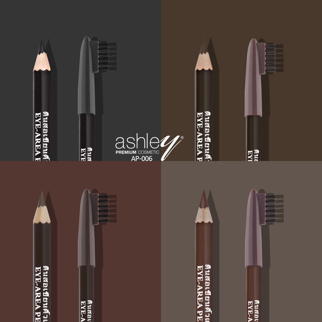 1โหล12แท่ง-ap-006-ashley-eye-area-wood-pencil-ดินสอเขียนคิ้ว-อาย-แอเรีย-วูด-เพ็นซิล