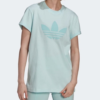 Size.36 (อก36-38) สีฟ้า [ลิขสิทธิ์แท้จากชอป]  (ราคาป้าย 1400) เสื้อยืด Adidas ผ้าฝ้าย สี Halo Mint