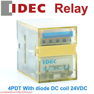 RU42S-CD-D24 IDEC RERAY IDEC รีเลย์ IDEC RU42S-CD-D24 รีเลย์ IDEC RERAY IDEC RERAY With diode