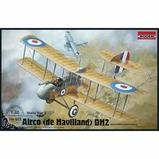 โมเดลประกอบ RODEN 1/32 RO612 AIRCO (DE HAVILLAND) DH2