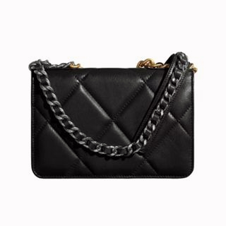 chanel-chanel-19bagwoc-แฟชั่นลายสี่เหลี่ยมขนมเปียกปูน-สายสะพายโซ่-หนังแกะ-กระเป๋าสะพายข้าง-กระเป๋าสะพายสำหรับผู้หญิง