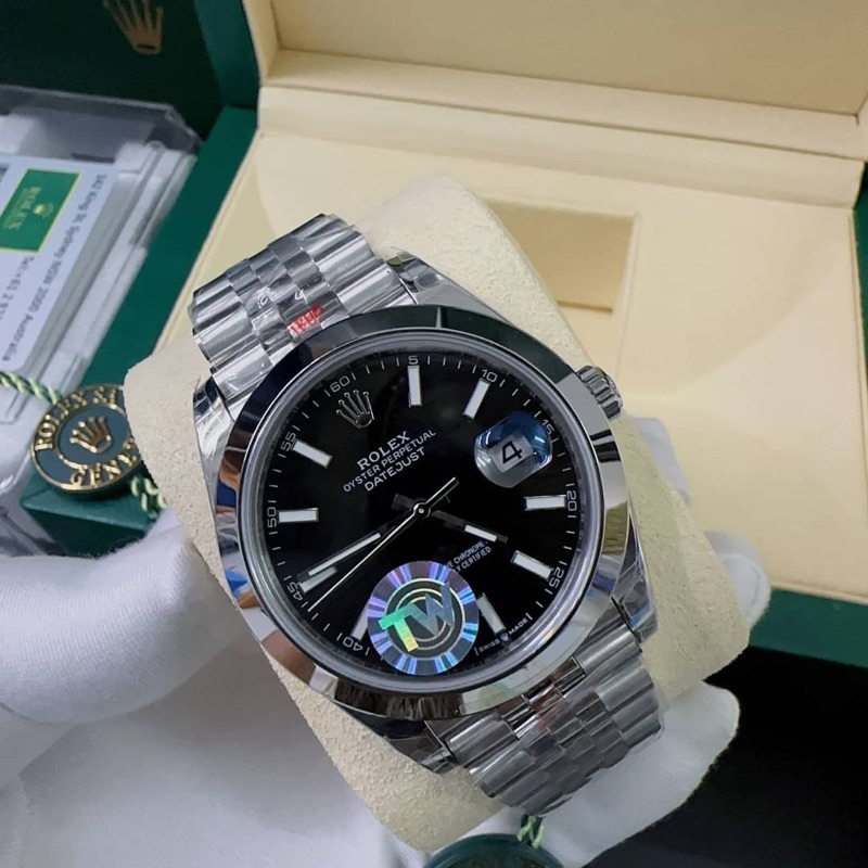 นาฬิกา-rolex-oyster-perpetual-datejust-swiss-โรงงาน-tw-ใส่สลับแท้