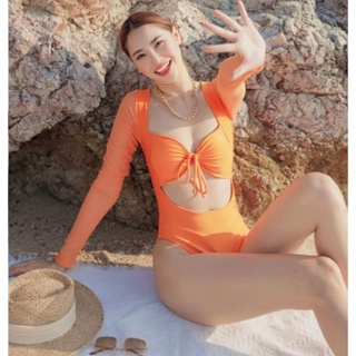 🌈 ชุดว่ายน้ำแฟชั่น​ ชุดว่ายน้ำผู้หญิง​ ชุดว่ายน้ำวันพีช​ CLALOTT SET​ #BEACHBOX​ BS073​ (พร้อมส่งในไทย)​