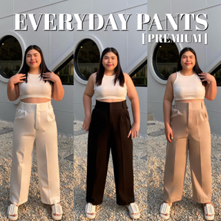 EVERYDAY PANTS [PREMIUM] กางเกงสาวอวบ เก็บพุงเอวสูง รุ่นพรีเมี่ยม