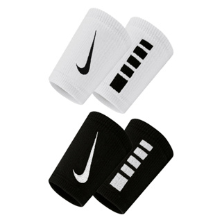 Nike ผ้ารัดข้อมือแบบยาว Elite Doublewide Wristbands 2-Pack (2สี)