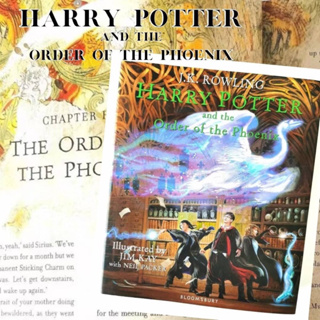 ใหม่!! หนังสือ Harry potter ชุดภาพประกอบ 4 สี ภาพสีสวยงามทั้งเล่ม แฮรี่พอตเตอร์ แถมฟรี ที่คั่นหนังสือตั๋ว Hogwards