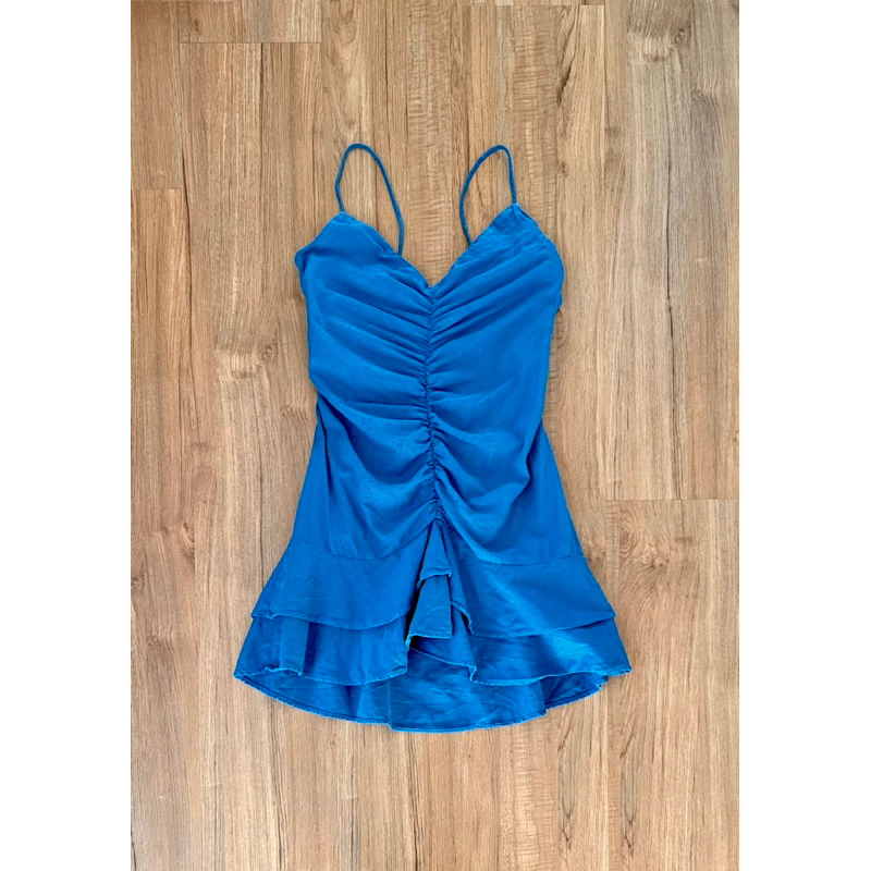 zara linen dress cut back Shopee Thailand