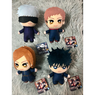 Jujutsu Kaisen Set 4 Gojo,Yuji,Megumi,Nobara มหาเวทย์ผนึกมาร ตุ๊กตาชุดผ้าจากโกดังญี่ปุ่น ของแท้ มือ1 พร้อมส่ง