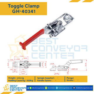 Toggle Clamp แบบแนวนอน GH-40341