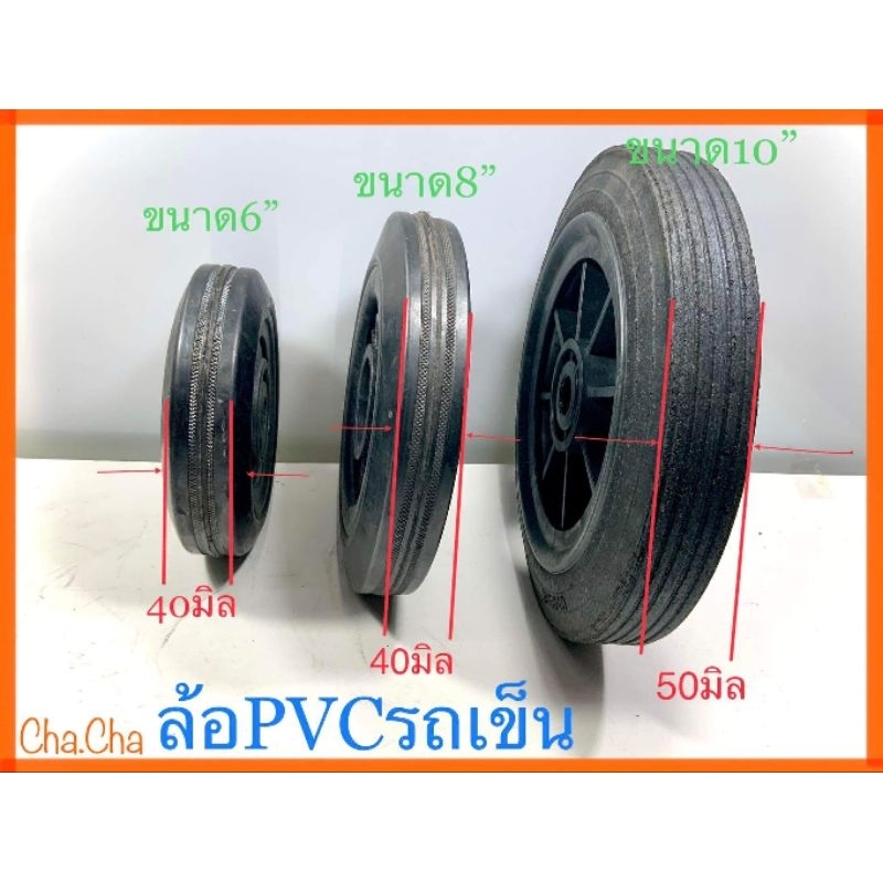 ล้อรถเข็น-ล้อรถเข็นบุช-ล้อรถเข็นpvc-ล้อบุช-ล้อลูกปืน-ขนาด6-8-10-สินค้าพร้อมส่ง-ล้อไม่แถมลูกปืนให้นะครับ