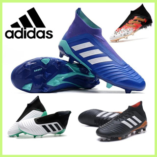 【IN STOCK】adidas predator 18+ รองเท้าฟุตบอล รองเท้าสำหรับเตะฟุตบอล คุณภาพดี  Football Studs soccer shoes