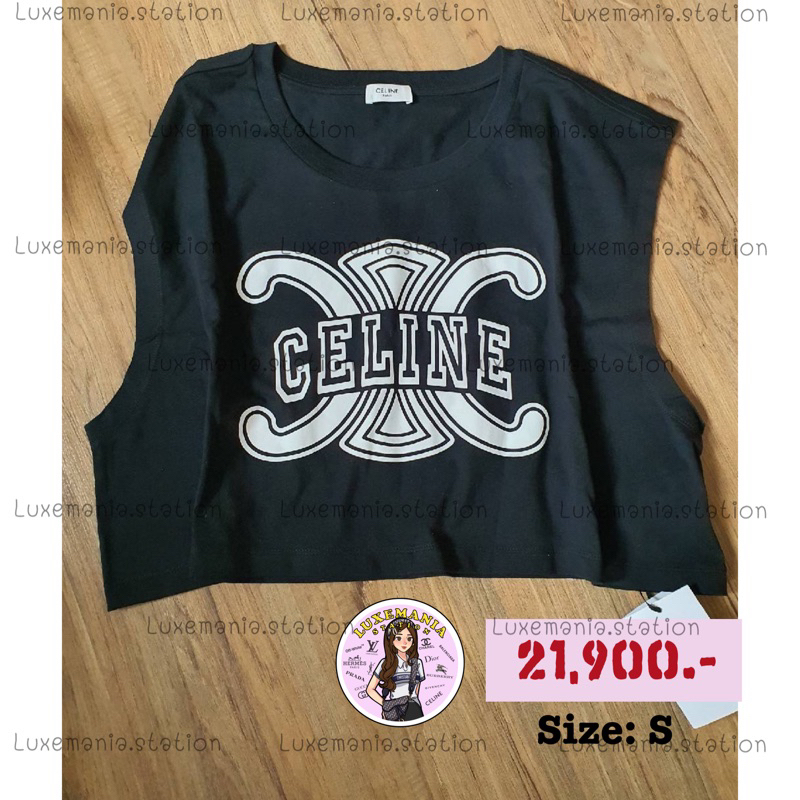 👜: New!! Celine Loose Sleeveless Top / T-Shirt  ‼️ก่อนกดสั่งรบกวนทักมาเช็คสต๊อคก่อนนะคะ‼️