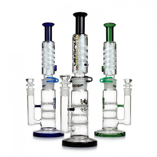 PHOENIX STAR Freezable Coil บ้อง Bong Triple Honeycomb Perc 35.5 cm / 14 inches