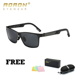 AORON-A6560 [ กรอบดำ ] แว่นตากันแดด เลนส์ HD Polarized UV400 สินค้าพร้อมส่งจากไทย