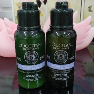 LOccitane Gentle &amp; Balance Shampoo ขนาด 75 ml./มี2เเบบให้เลือกราคา/1ชิ้นหมดอายุ2024/08