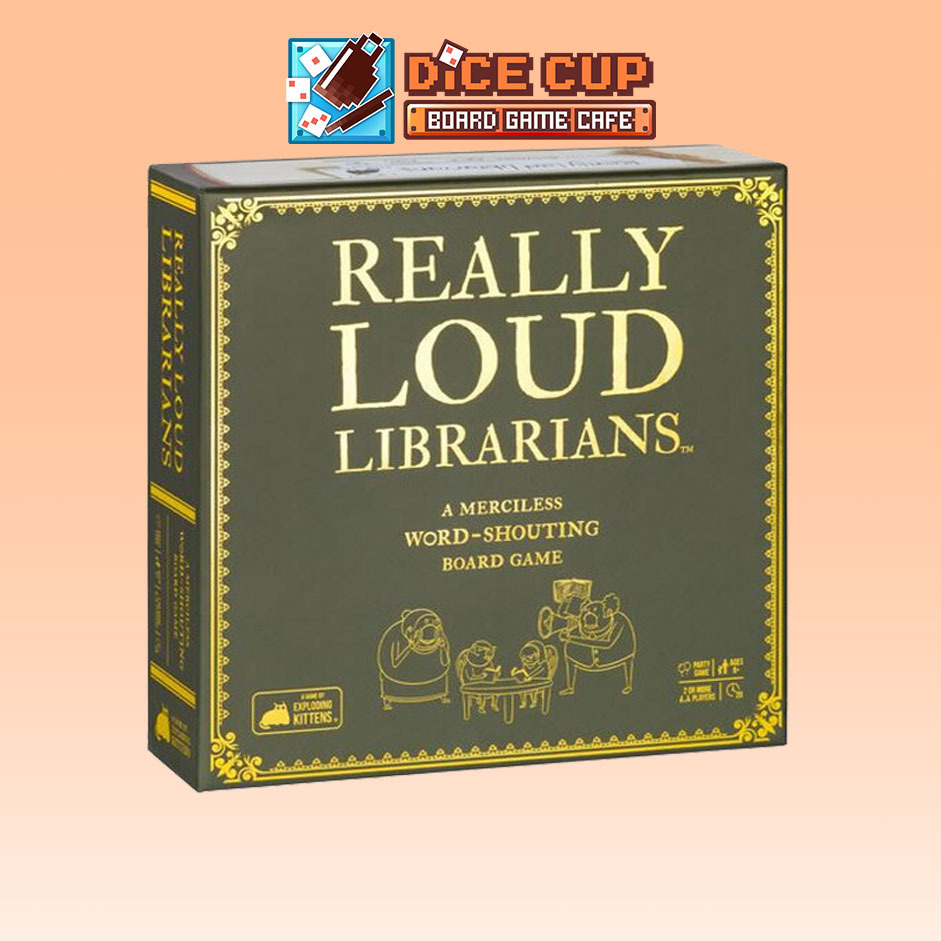 Exploding Kittens - Really Loud Librarians - Gioco Da Tavolo Di Parole Urlate, Per Bambini 8-12 Anni E Adulti