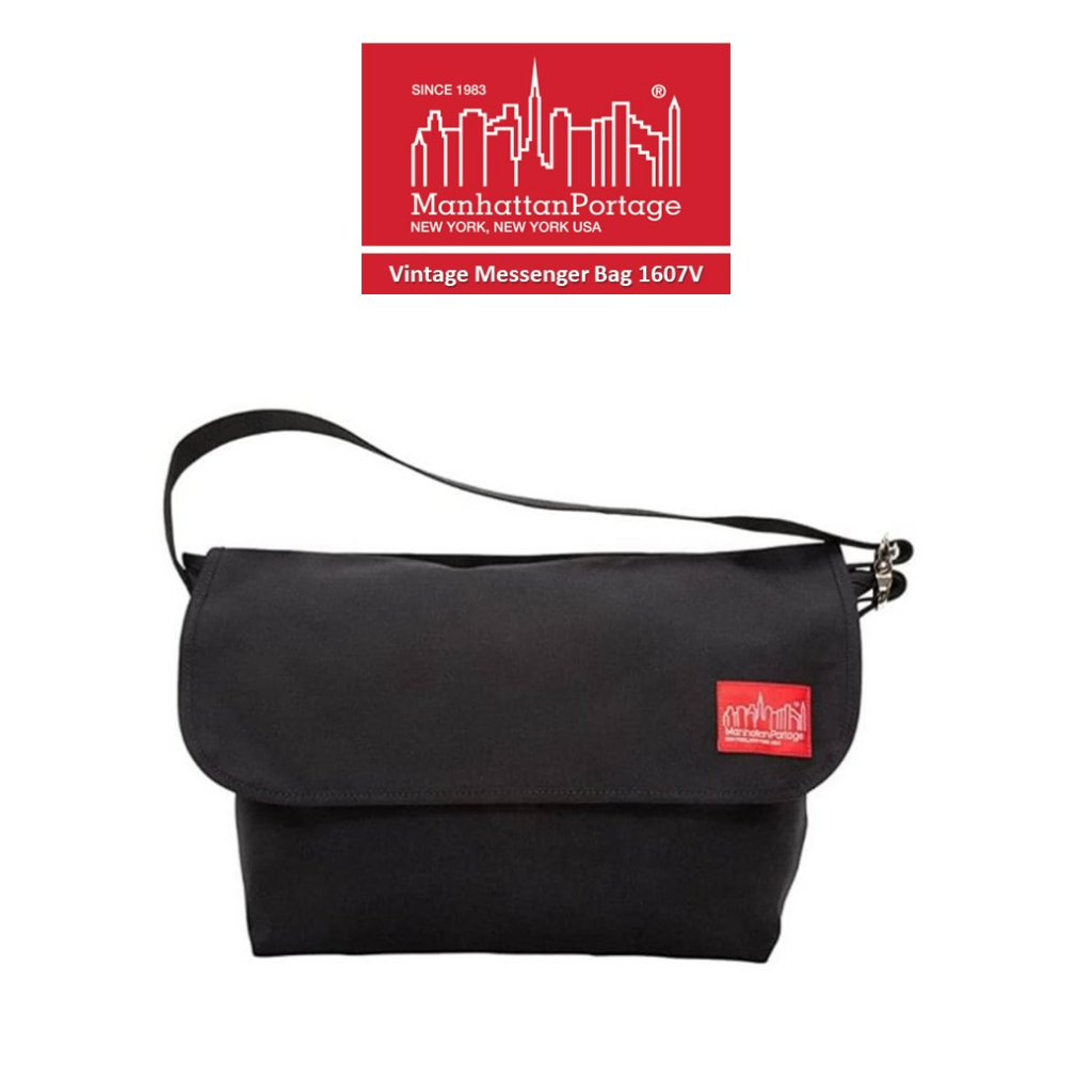 Manhattan Portage Borsa Messenger Unisex Small – Tracolla In Cordura Impermeabile, 1,8 Litri, Per Smartphone E MP3