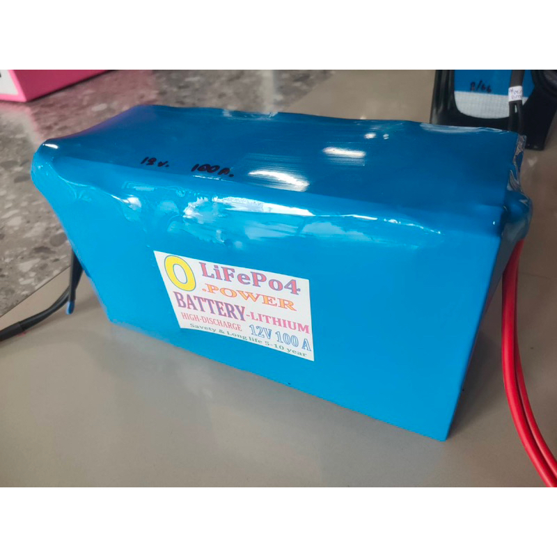 แบตเตอรี่-12v-100แอมป์-ลิเธียมฟอสเฟต-lithium-battery-lifepo4