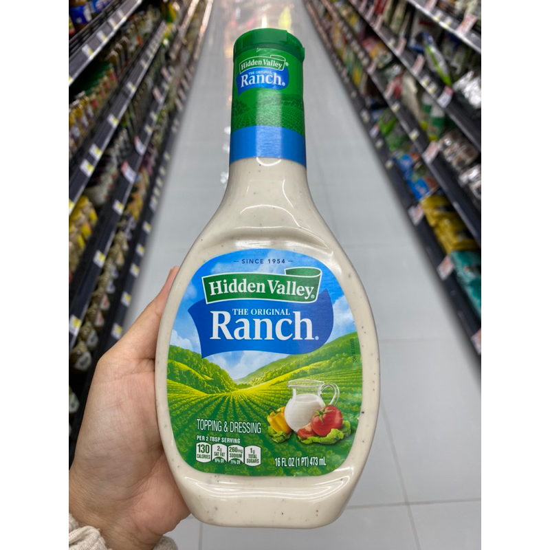 The Original Ranch Dressing Hidden Valley 473 Ml. น้ำสลัด ฮิดเดน วัลเลย ...