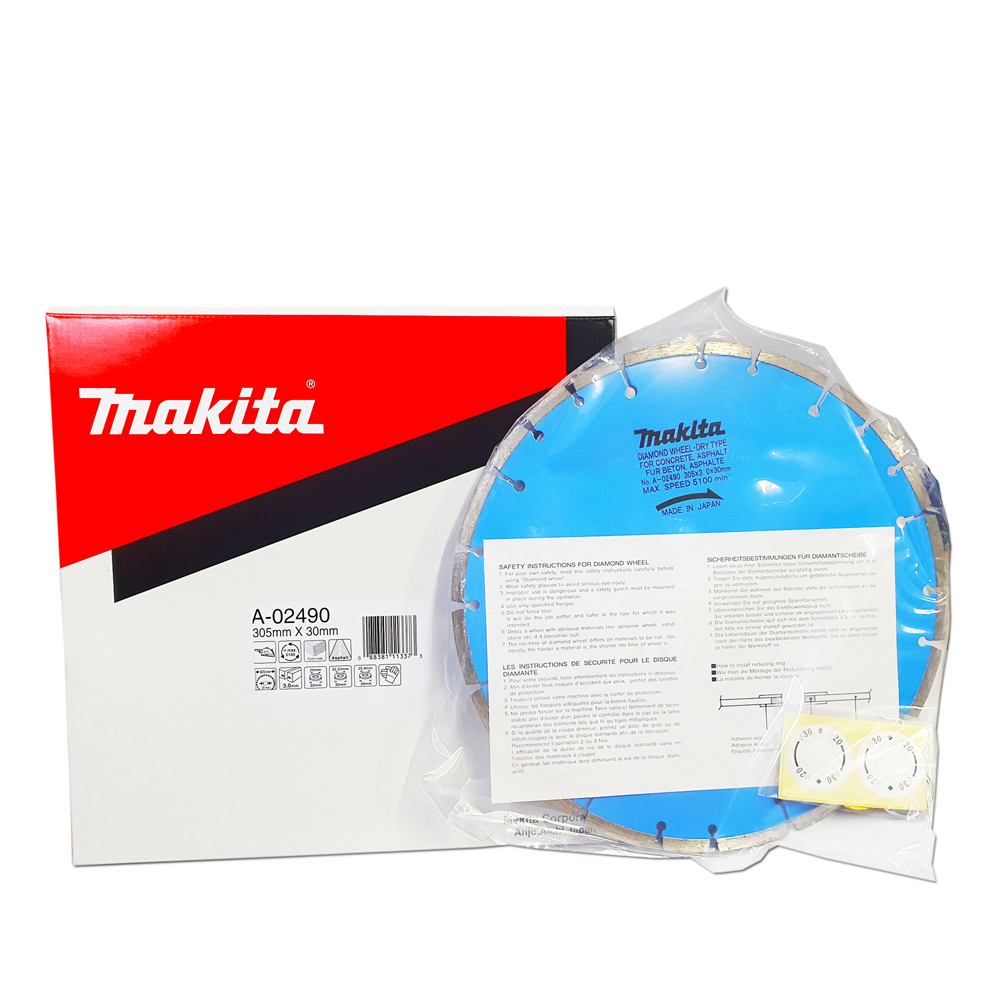 makita-ใบเพชรแบบร่อง-12-a-02478-ตัดคอนกรีต-a-02484-ตัดยางมะตอย-a-02490-ตัดคอนกรีตและยางมะตอย