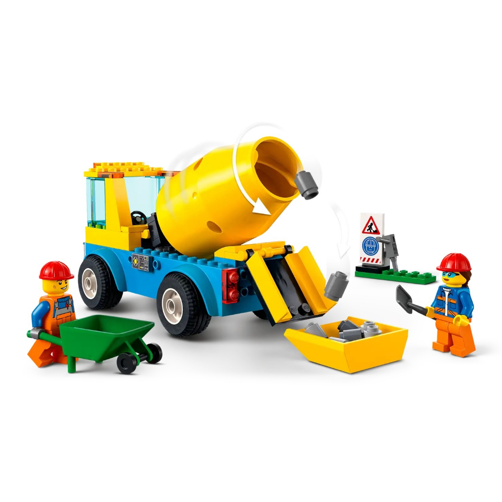 lego-city-60325-cement-mixer-truck-เลโก้ของใหม่-ของแท้-พร้อมส่ง