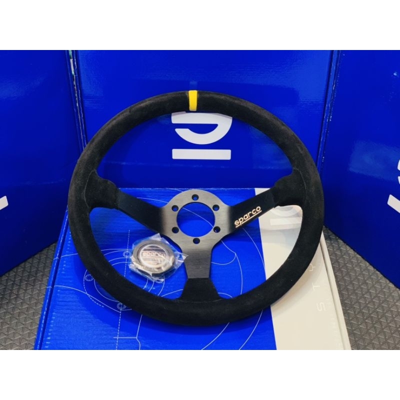 พวงมาลัย new Sparco R325 ก้านยก หนังกลับ Made in ltaly ขนาด 350mm. ยก ...